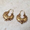 Gypsy Creole Hoop Earrings in 9ct Gold