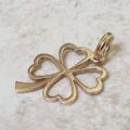 Four Leaf Clover Pendant in 9ct Gold