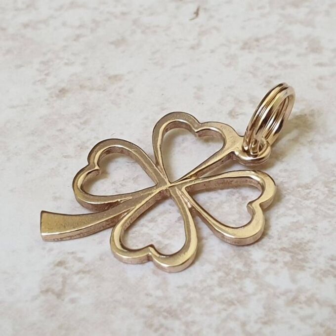 Four Leaf Clover Pendant in 9ct Gold