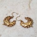Gypsy Creole Hoop Earrings in 9ct Gold