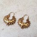 Gypsy Creole Hoop Earrings in 9ct Gold