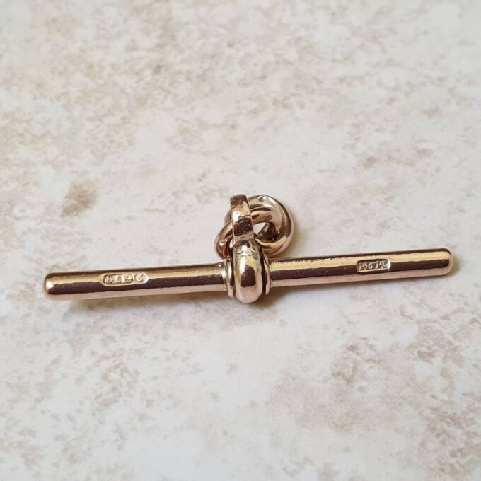 Albert or T Bar in 9ct Gold