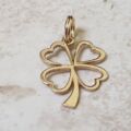Four Leaf Clover Pendant in 9ct Gold