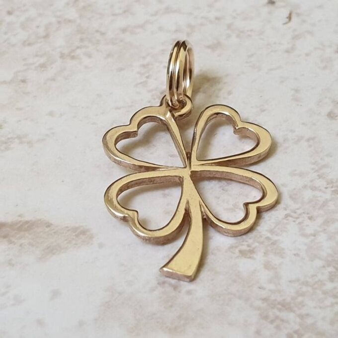 Four Leaf Clover Pendant in 9ct Gold