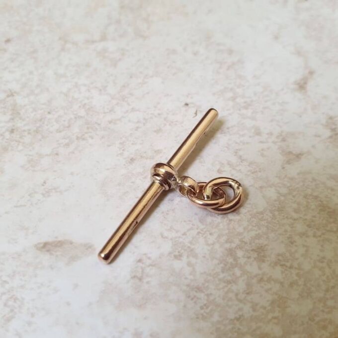 Albert or T Bar in 9ct Gold