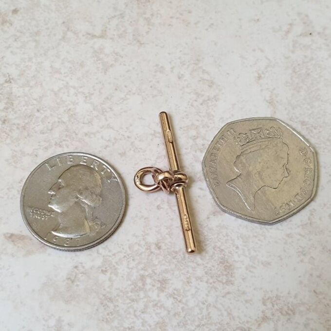 Albert or T Bar in 9ct Gold