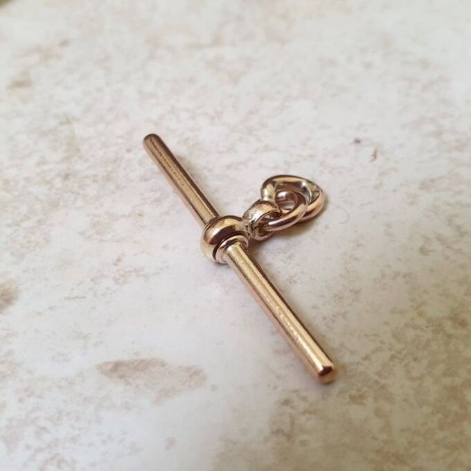 Albert or T Bar in 9ct Gold