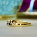 Sapphire and Diamond Ring in 9ct Gold