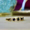 Sapphire and Diamond Ring in 9ct Gold