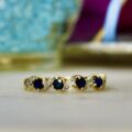 Sapphire and Diamond Ring in 9ct Gold