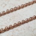 Reserved – Belcher or Rolo Chain in 9ct Rose Gold, 22 inches