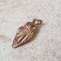 Reserved – Heavyweight Owl Pendant in 9ct Gold