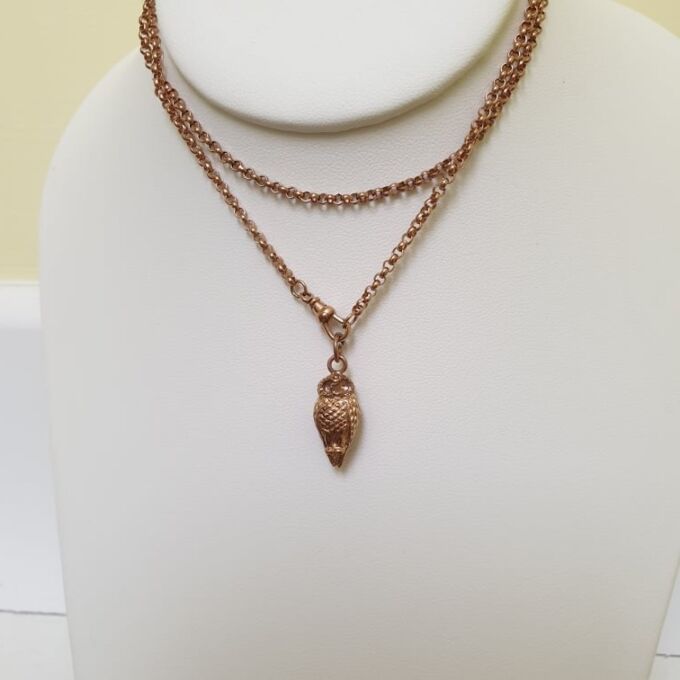 Reserved – Belcher or Rolo Chain in 9ct Rose Gold, 22 inches