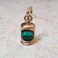 Green Lantern Charm Pendant in 9ct Gold