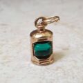 Green Lantern Charm Pendant in 9ct Gold