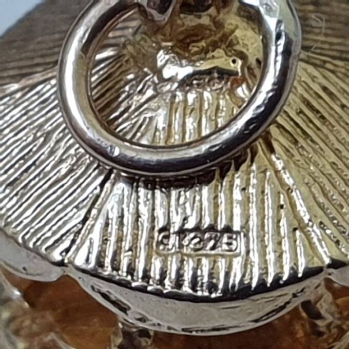 Revolving Fairground Carousel Charm Pendant in 9ct Gold