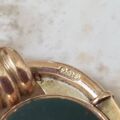 Antique Carnelian and Bloodstone Spinner Fob Pendant in 9ct Gold