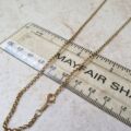Rolo or Belcher Chain in 9ct Gold, 17 inches.