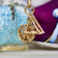 Ferris Wheel Charm pendant in 9ct Gold
