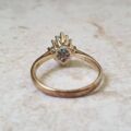 Unusual Diamond Shaped Cluster Ring in 9ct Gold