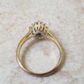 Unusual Diamond Shaped Cluster Ring in 9ct Gold