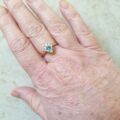 Unusual Diamond Shaped Cluster Ring in 9ct Gold