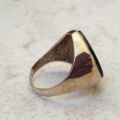 Oval Onyx Signet Ring in 9ct Gold
