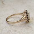 Opal & Sapphire Ring in 9ct Gold