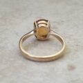 Citrine Solitaire Ring in 9ct Gold