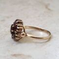 Reserved – Garnet Cluster Ring in 9ct Gold