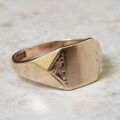 Square Signet Ring in 9ct Gold