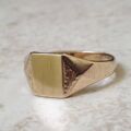 Square Signet Ring in 9ct Gold
