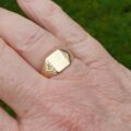 Square Signet Ring in 9ct Gold