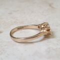 Reserved – Opal and Diamond Trilogy Ring in 9ct Gold