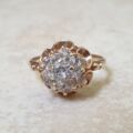 Spinel Cluster Ring in 9ct Gold