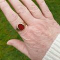 Carnelian Signet Ring in 9ct Gold