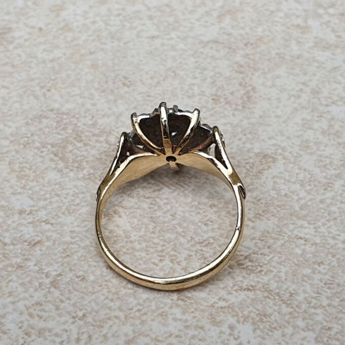 Sapphire and Diamond Ring in 9ct Gold