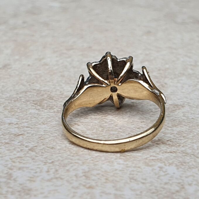 Sapphire and Diamond Ring in 9ct Gold