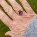 Amethyst Solitaire Ring in 9ct Gold