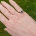 Sapphire and Diamond Ring in 9ct Gold