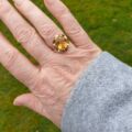 Citrine Solitaire Ring in 9ct Gold