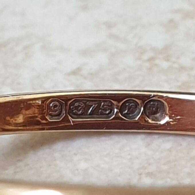 Citrine Solitaire Ring in 9ct Gold