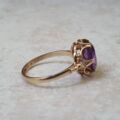 Amethyst Solitaire Ring in 9ct Gold