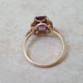 Amethyst Solitaire Ring in 9ct Gold