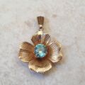 Flower Pendant in 9ct Gold