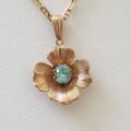 Flower Pendant in 9ct Gold