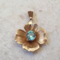 Flower Pendant in 9ct Gold