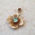 Flower Pendant in 9ct Gold