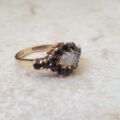 Opal and Sapphire Ring in 9ct Gold