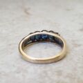 Five Stone Sapphire Ring in 14ct Gold